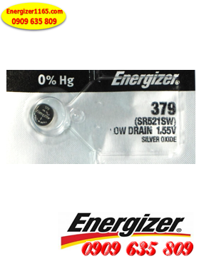 Energizer SR521SW-379; Pin đồng hồ 1.55v Energizer SR521SW-379 Silver Oxide 